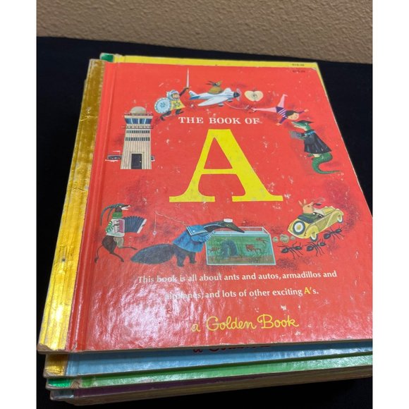 The Golden Book Set Of Alphabet A To Z 1965 Original Set Of 16 - Picture 12 of 15